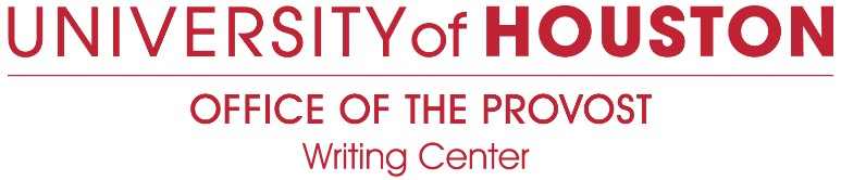 University of Houston Writing Center Logo